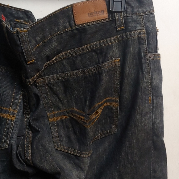 Urban Pipeline Relaxed Bootcut Dark Wash Jeans - Picture 3 of 4